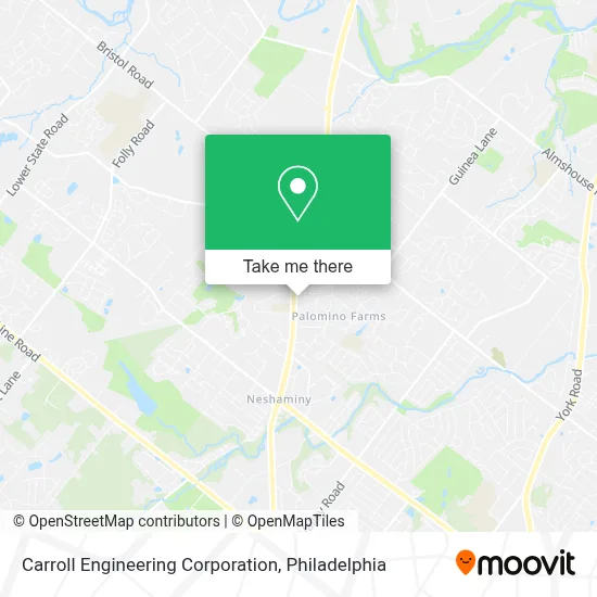Carroll Engineering Corporation map