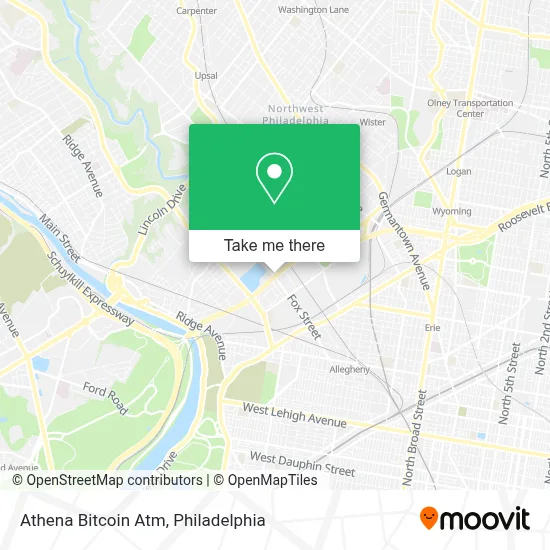 Athena Bitcoin Atm map