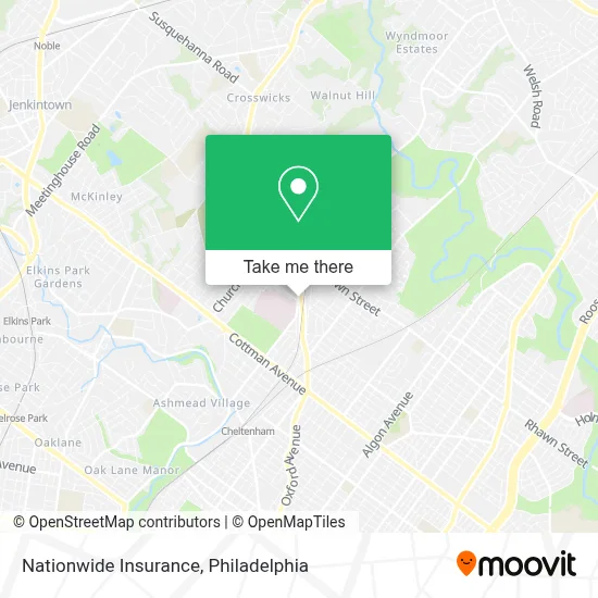 Nationwide Insurance map