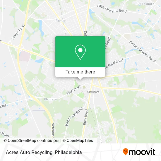 Acres Auto Recycling map