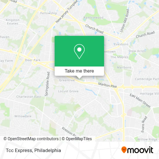 Tcc Express map