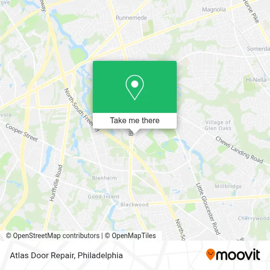 Atlas Door Repair map
