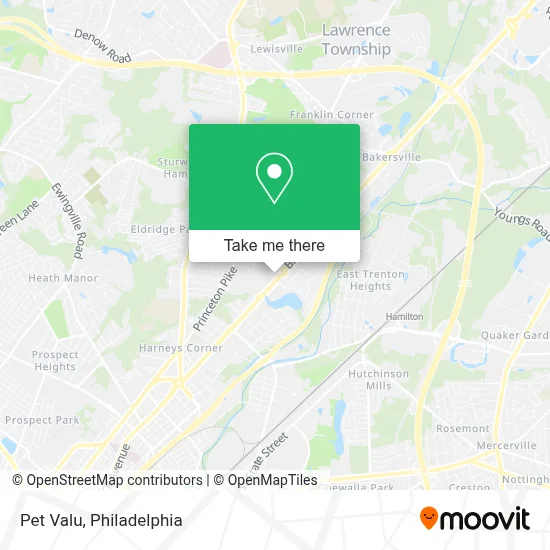 Pet Valu map