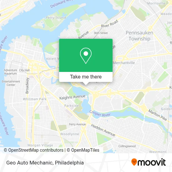 Geo Auto Mechanic map