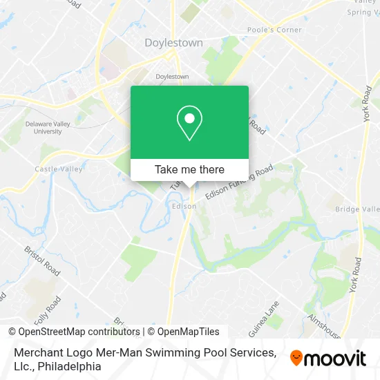 Merchant Logo Mer-Man Swimming Pool Services, Llc. map