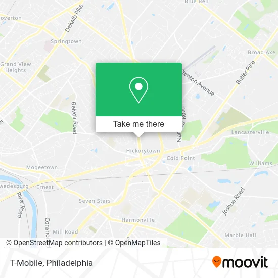 T-Mobile map