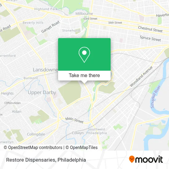 Restore Dispensaries map