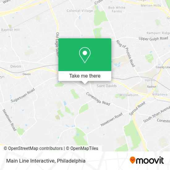 Main Line Interactive map