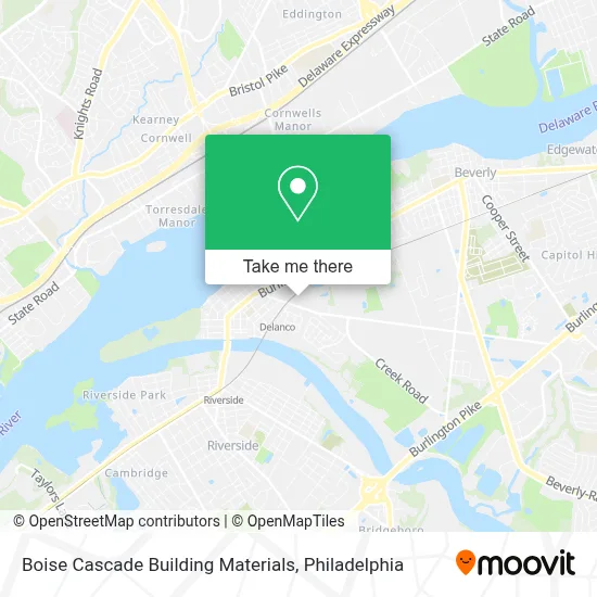 Boise Cascade Building Materials map