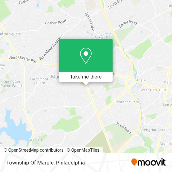 Township Of Marple map