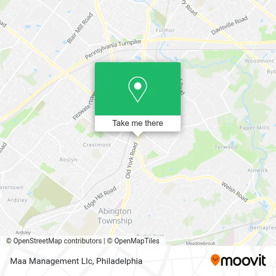 Maa Management Llc map