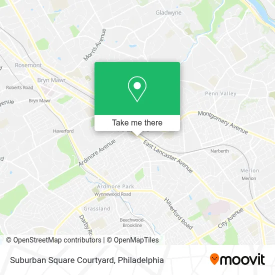 Suburban Square Courtyard map