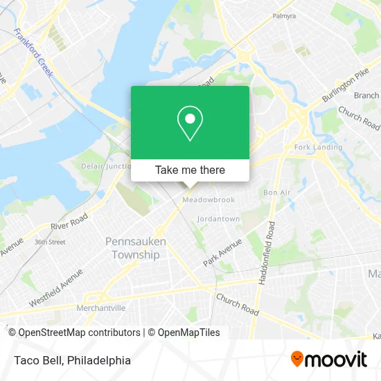 Taco Bell map