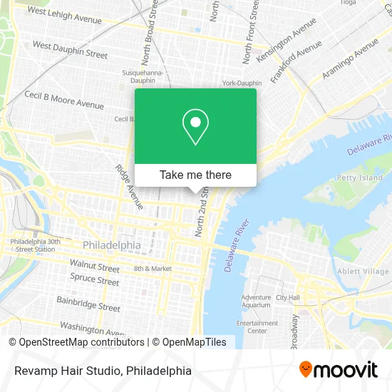 Revamp Hair Studio map