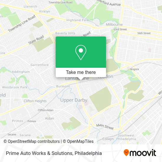 Prime Auto Works & Solutions map