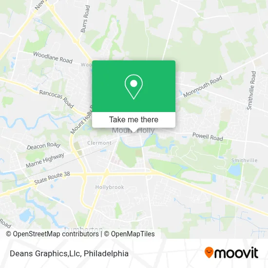 Deans Graphics,Llc map