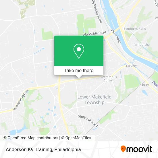 Anderson K9 Training map