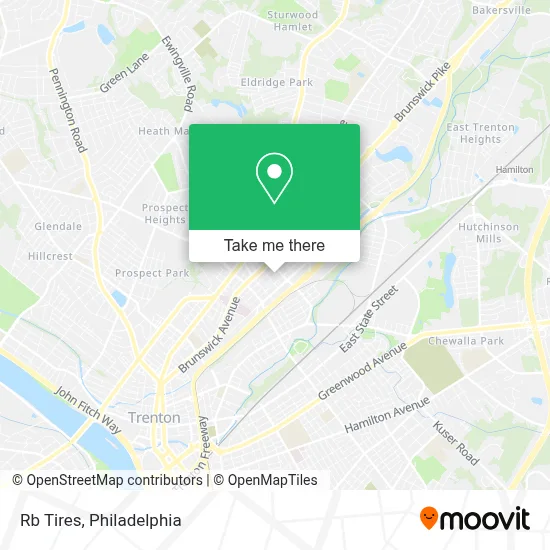Rb Tires map