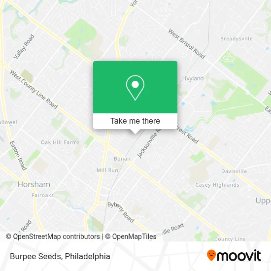 Burpee Seeds map