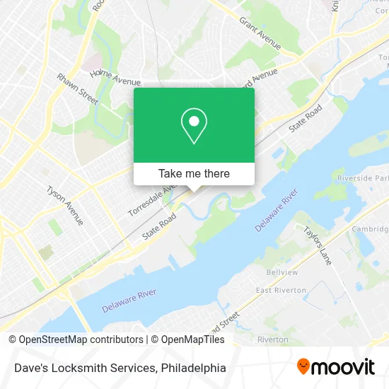 Dave's Locksmith Services map