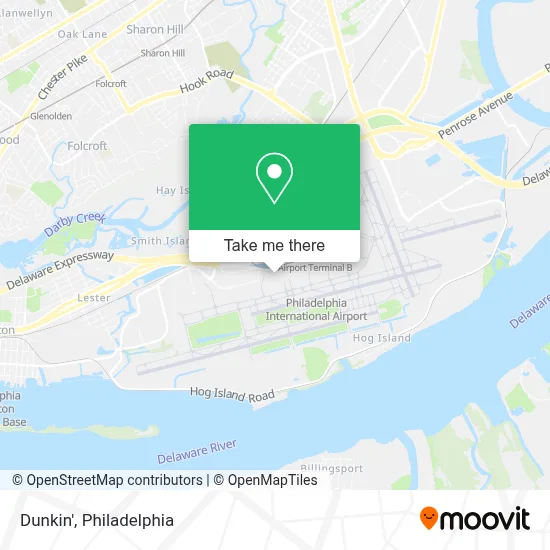 Dunkin' map