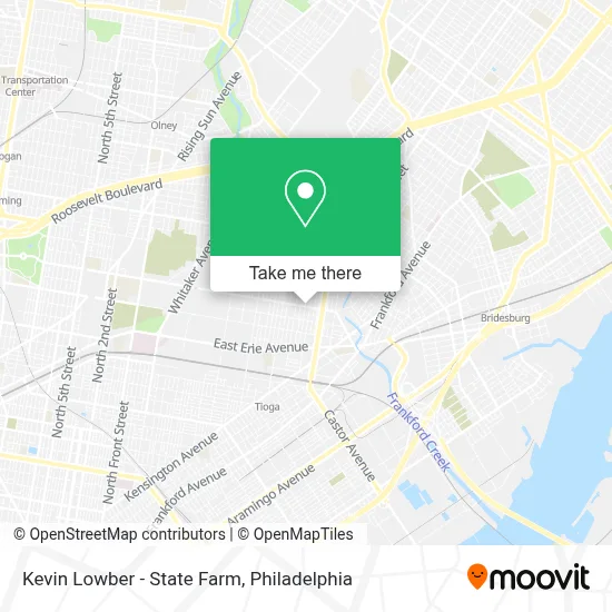 Kevin Lowber - State Farm map