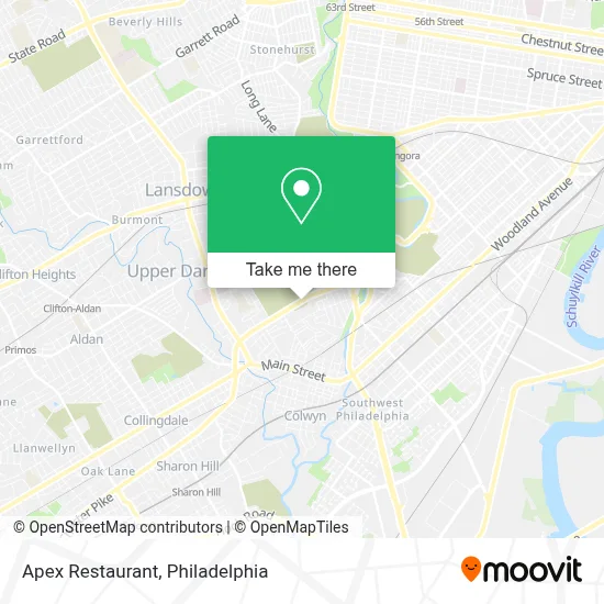 Apex Restaurant map
