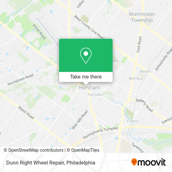 Dunn Right Wheel Repair map