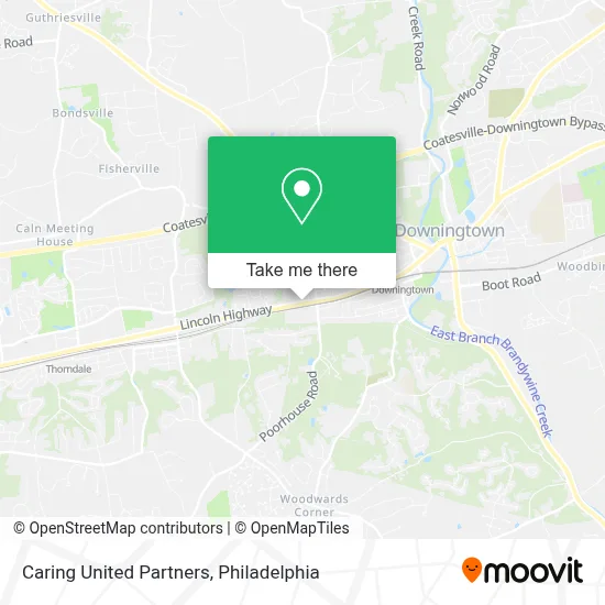 Caring United Partners map