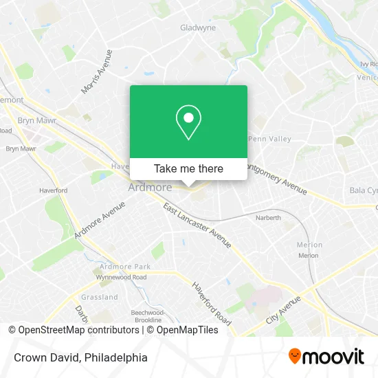 Crown David map