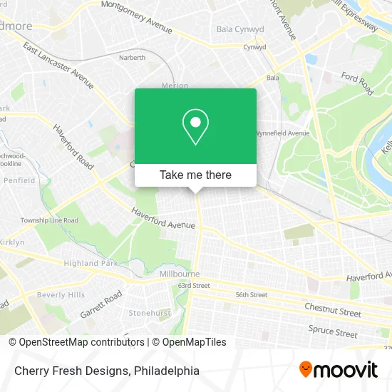 Cherry Fresh Designs map