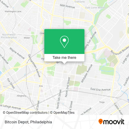 Bitcoin Depot map