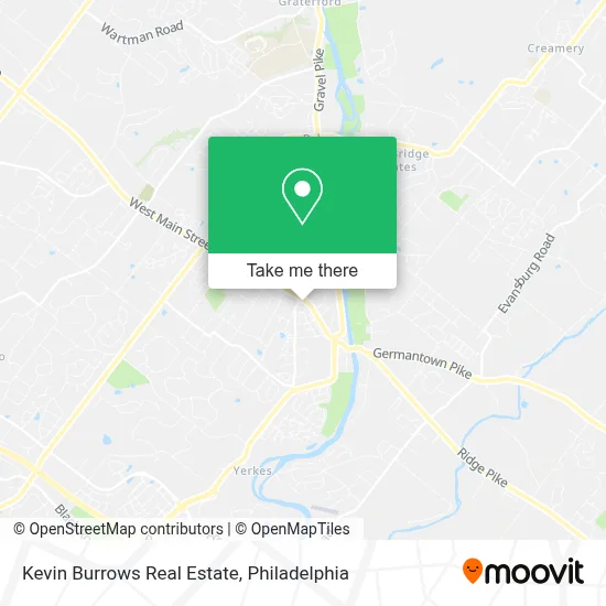 Kevin Burrows Real Estate map