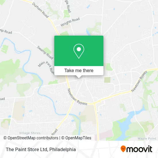 The Paint Store Ltd map