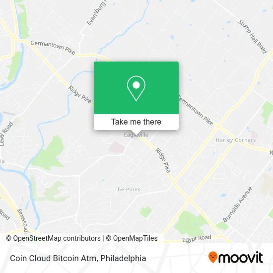Coin Cloud Bitcoin Atm map