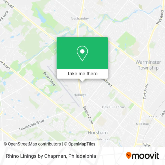 Rhino Linings by Chapman map