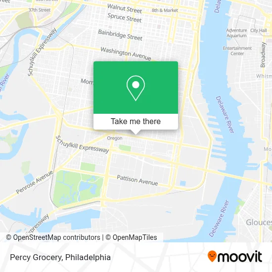 Percy Grocery map