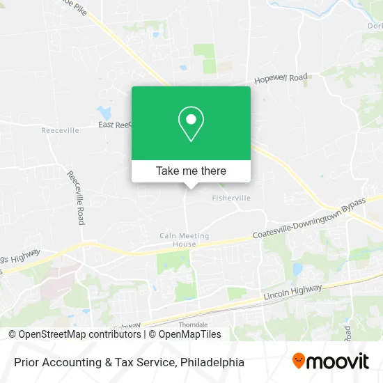Prior Accounting & Tax Service map