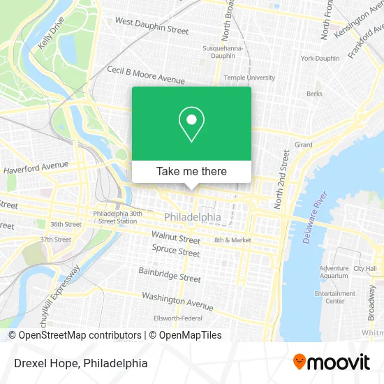 Drexel Hope map