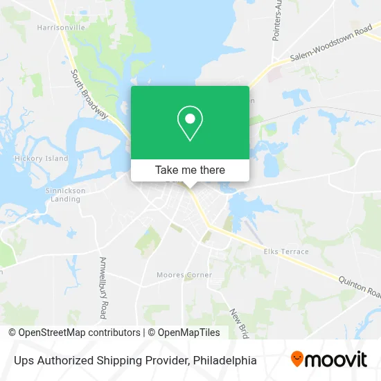 Ups Authorized Shipping Provider map