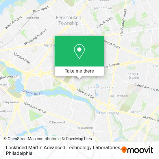 Lockheed Martin Advanced Technology Laboratories map
