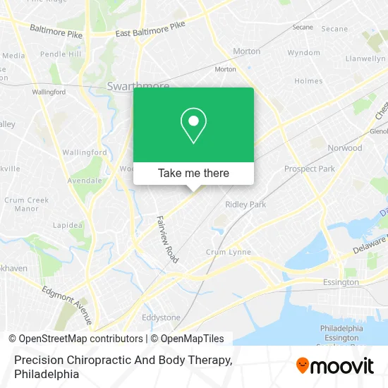 Precision Chiropractic And Body Therapy map