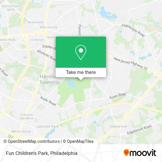 Fun Children's Park map