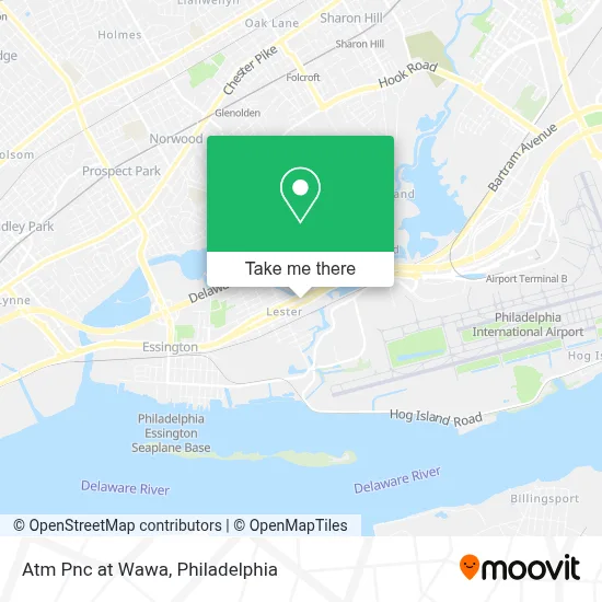 Atm Pnc at Wawa map