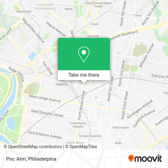 Pnc Atm map