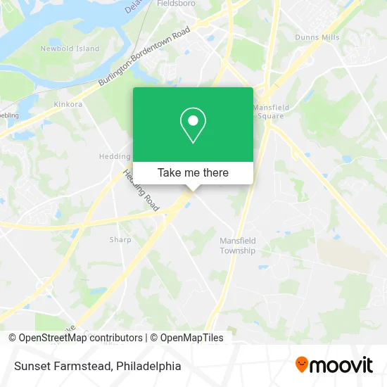 Sunset Farmstead map