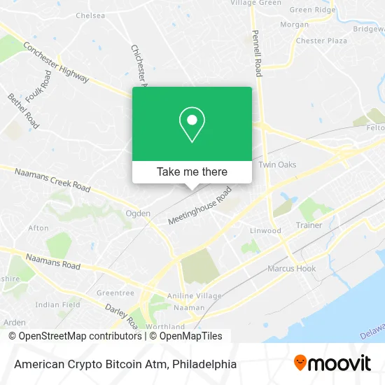 American Crypto Bitcoin Atm map
