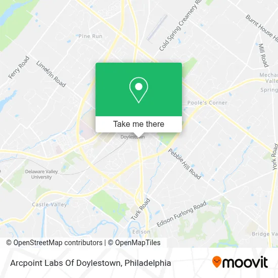 Arcpoint Labs Of Doylestown map