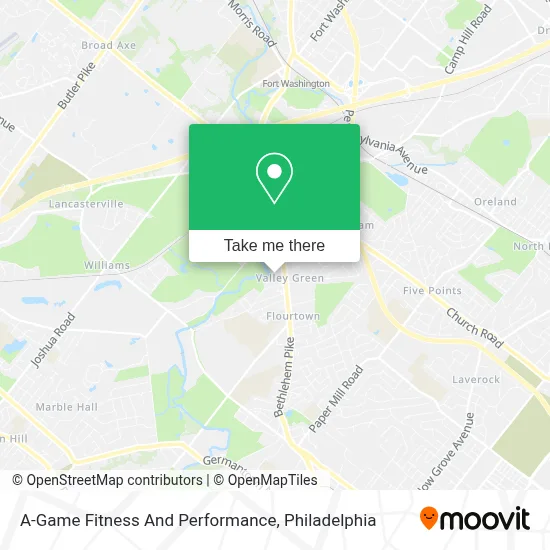 A-Game Fitness And Performance map