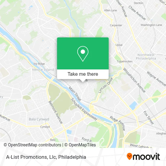 A-List Promotions, Llc map